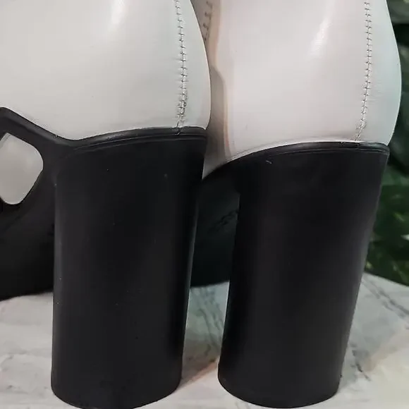 Ecco Runway Inspired Shape Sculpted Motion 75 White Ankle Boots 42 - Picture 9 of 16